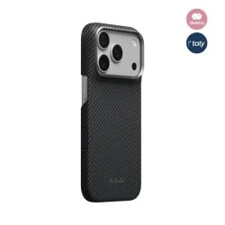 Pitaka Classic (Twill) Edge Case for iPhone 18 Pro - Black Grey
